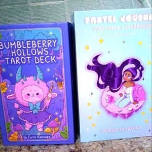 Bumbleberry Hollows Tarot and Pastel Journey Tarot